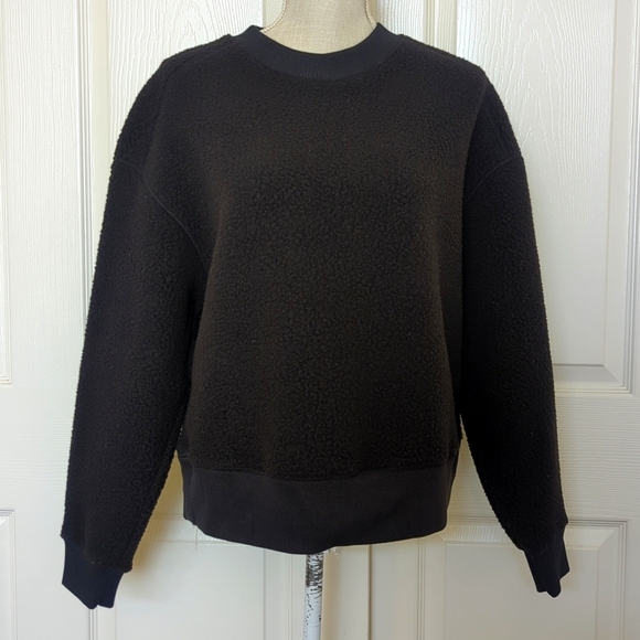 EVERLANE The ReNew Fleece Oversized Crewneck - Picture 5 of 8